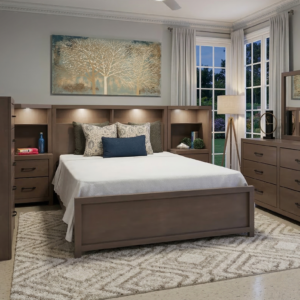 1700 Bookcase Bedroom Set by Ajaco