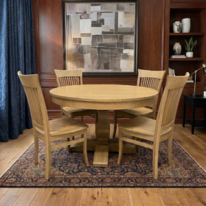 48" Round Cumberland & Stockholm Dining Set by Handstone