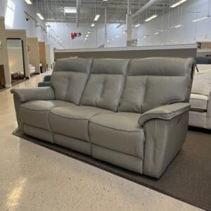 Oakley Sofa Power Recliner w/Headreast & Lumbar by Palliser
