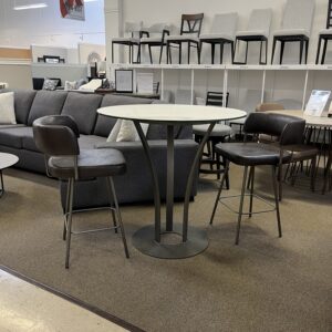 Dalia Counter Height Table & Enya Stools by Amisco