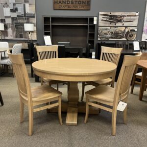 48" Round Cumberland & Stockholm Dining Set by Handstone