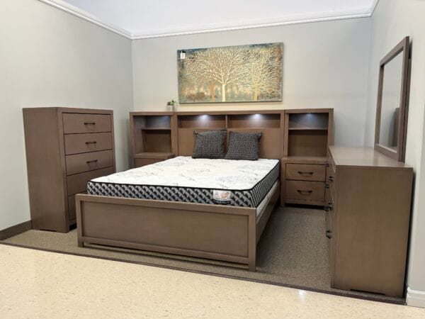 1700 Bookcase Bedroom Set by Ajaco