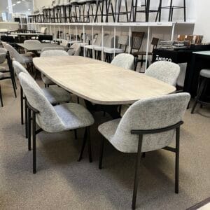 Boomerang Oval Dining Table by Amisco