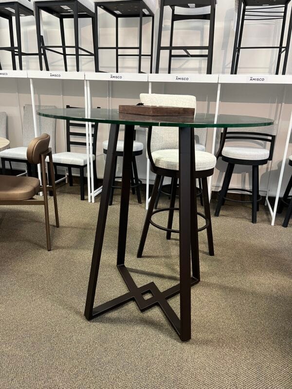 Dirk Round Bar Height Table by Amisco - Image 6