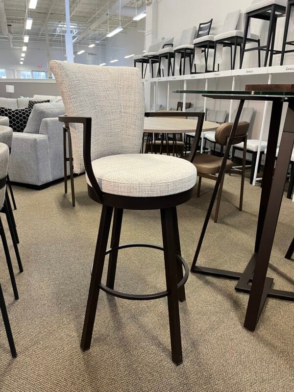 Dirk Round Bar Height Table by Amisco - Image 4