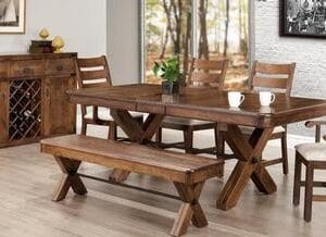 Saratoga Dining Room Set by Handstone