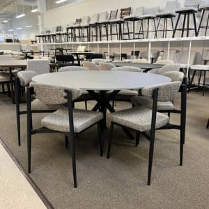 Asterisk Round Dining Table by Amisco
