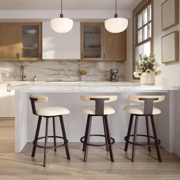 Asher Swivel Stool by Amisco - Image 2
