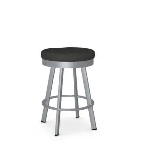 Bryce Swivel Stool w/Fabric Seat by Amisco