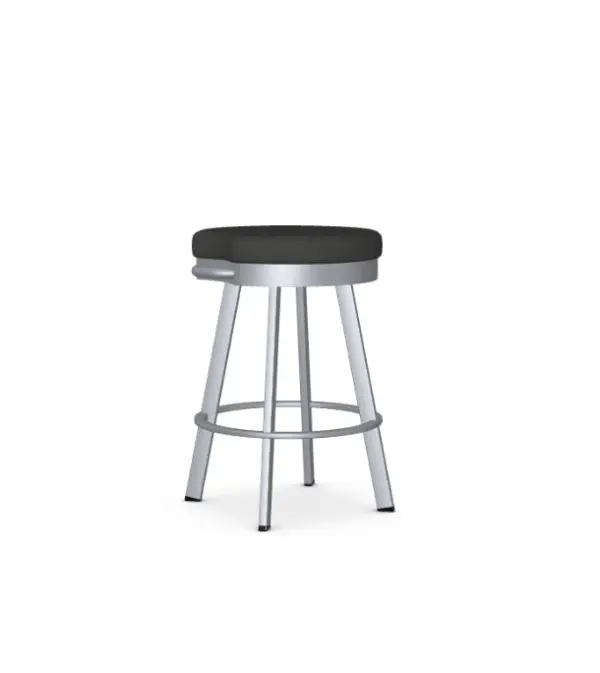 Bryce Swivel Stool w/Fabric Seat by Amisco - Image 2