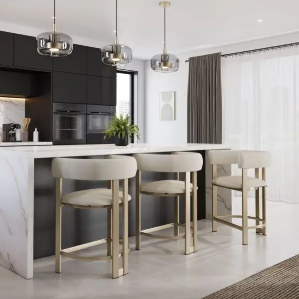 Clarissa Stool by Amisco - Image 3