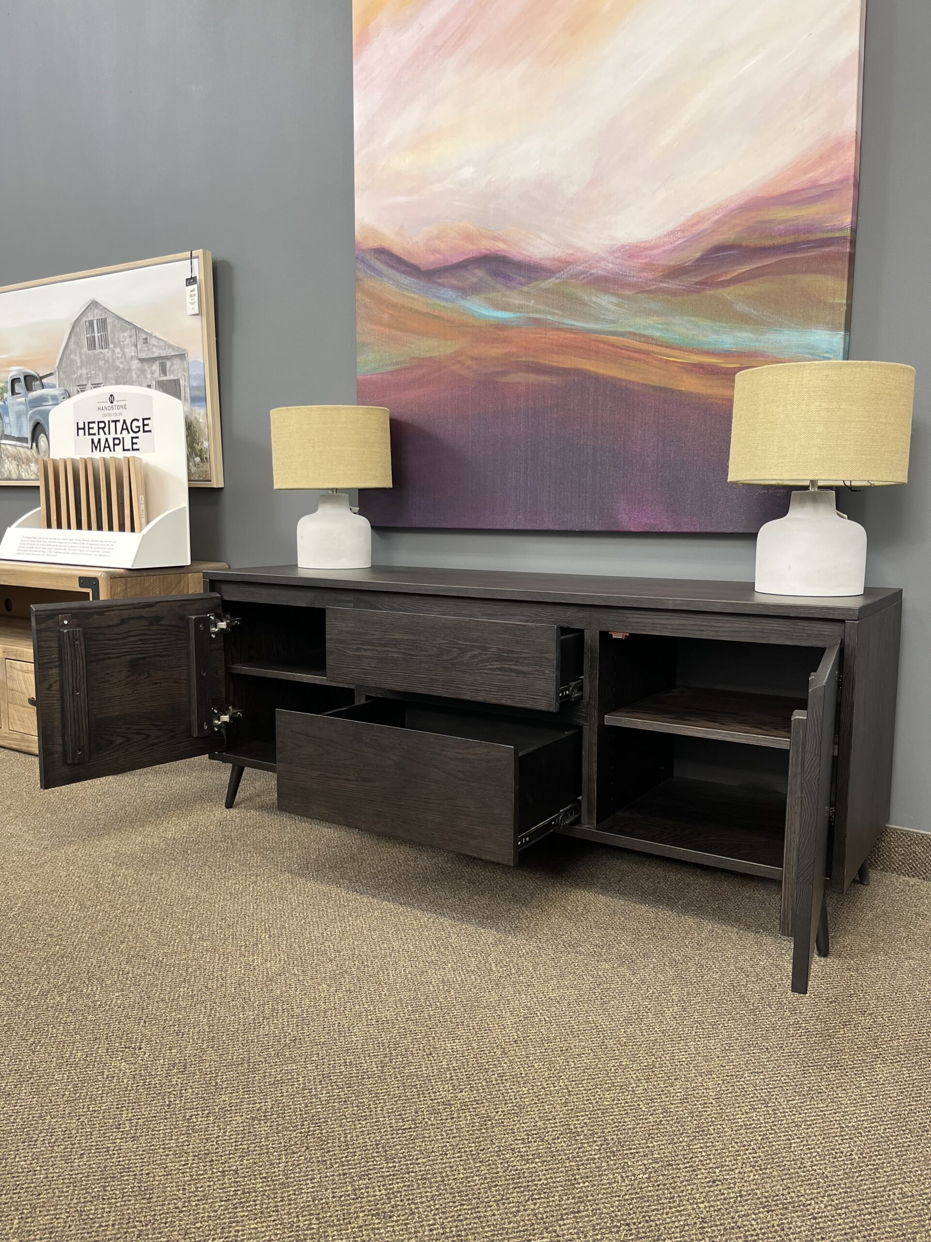 Evora 60" Entertainment Unit by Handstone - Image 4