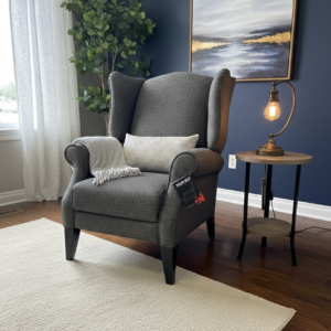 2220 Push Wing Back Chair by Decor-Rest