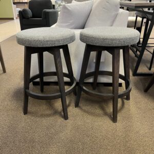 Anton Swivel Stool w/Fabric Seat by Amisco