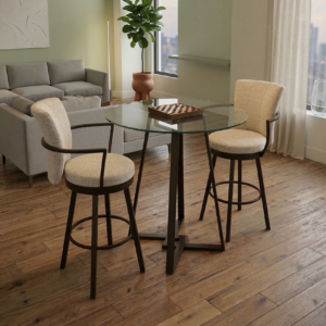 Dirk Round Bar Height Table by Amisco