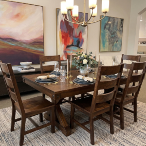 Rafters Dining Room Set by Handstone